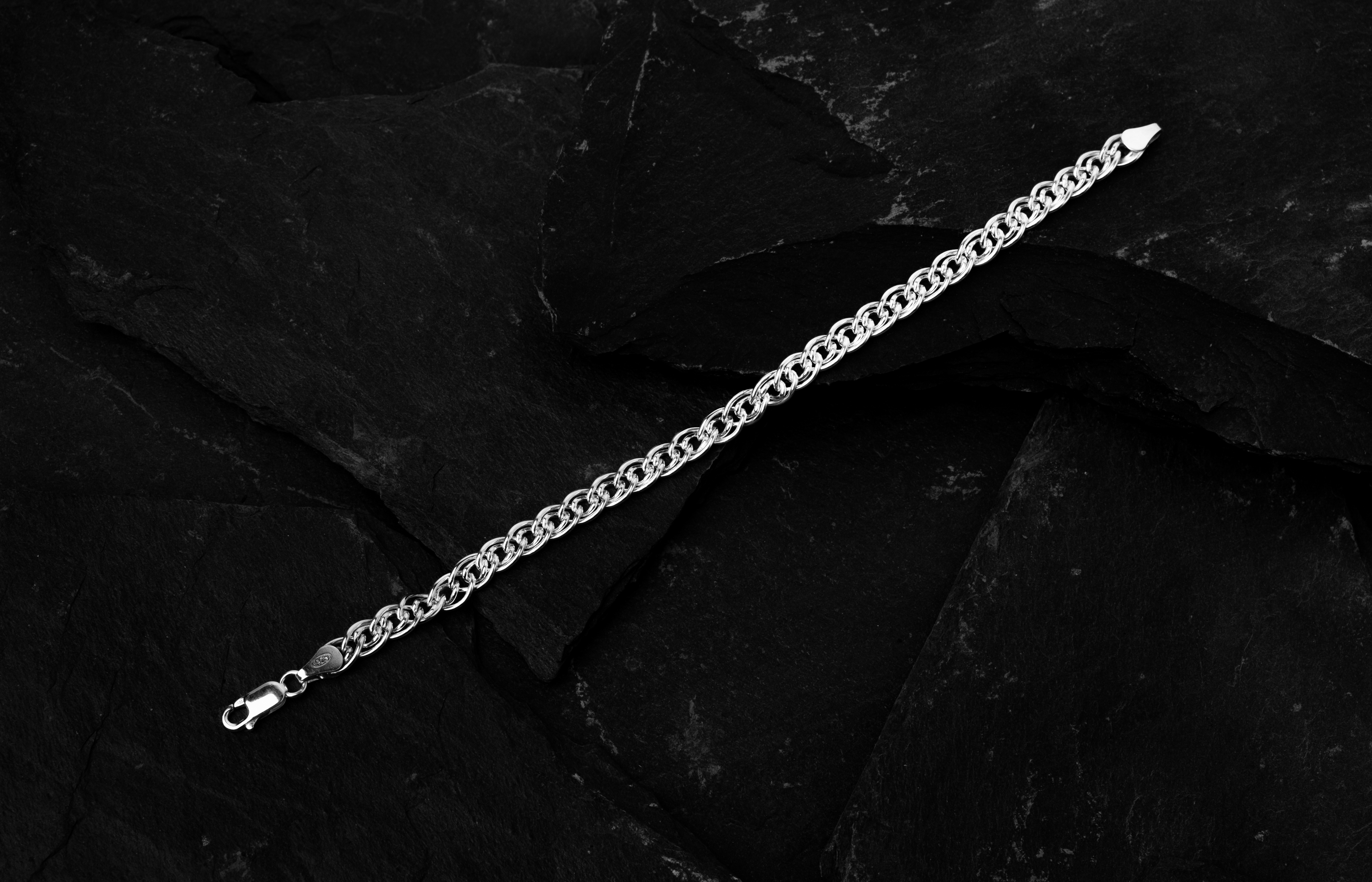 Doppelpanzerarmband 18.5cm-5,8mm