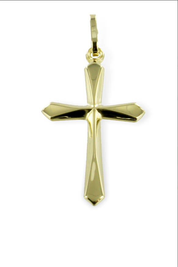 Kreuzanhänger Gold